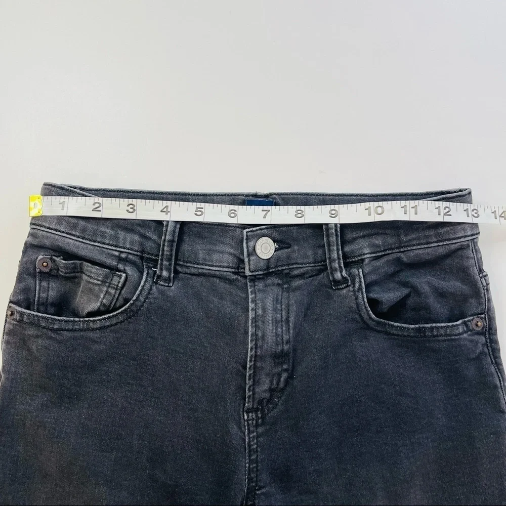 Gap denim skinny‎ jeans stretch black wash adjustable waist girls size 14